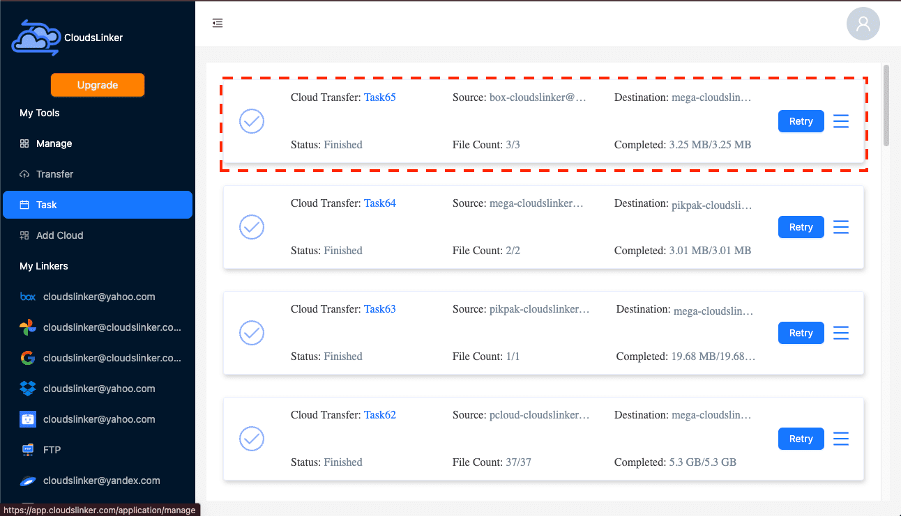 Starting Migration from Box to Mega