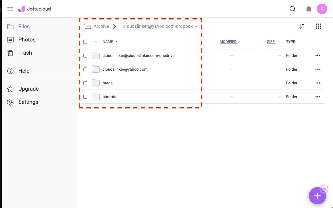 Confirming files are correctly transferred to Jottacloud