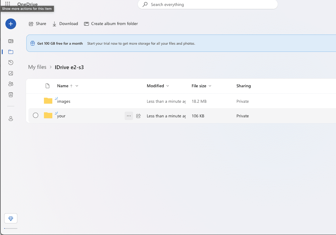 Inspecting file migration to OneDrive