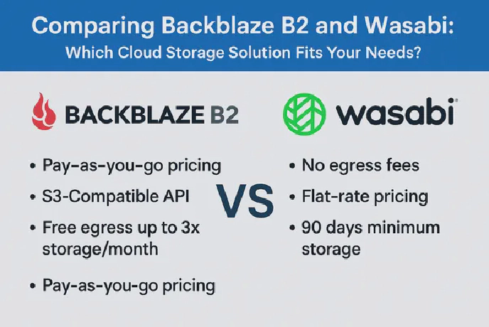 Comparing Backblaze B2 and Wasabi: Which Cloud Storage Solution Fits Your Needs?