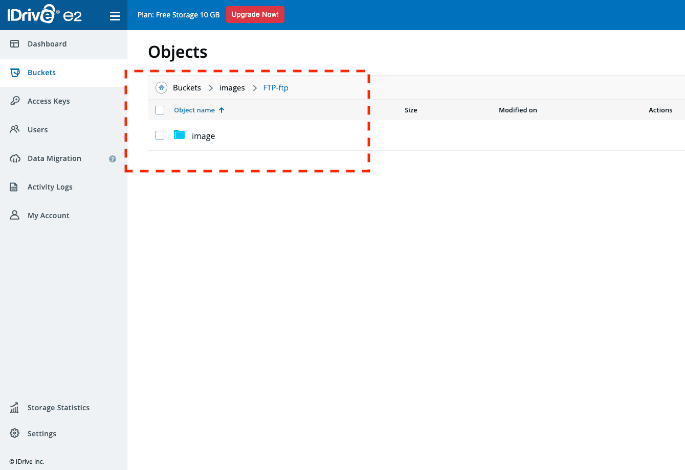 Verifying files in IDrive E2