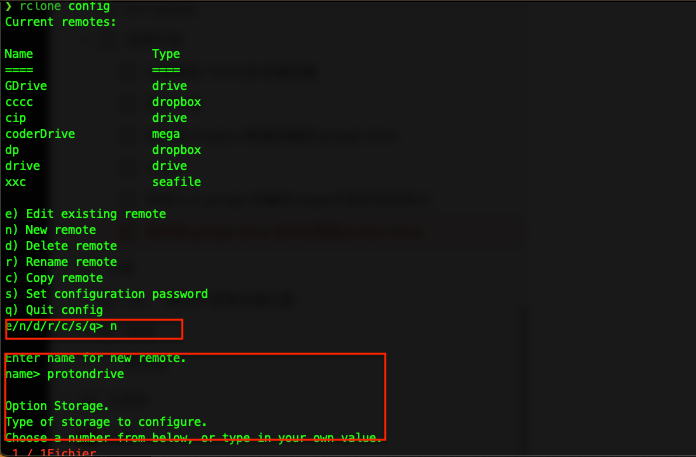 Configuring Proton Drive with Rclone