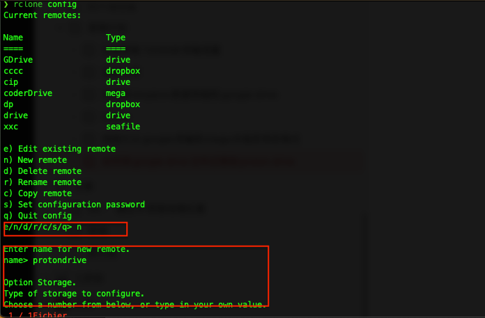 Setting Up Rclone for Proton Drive