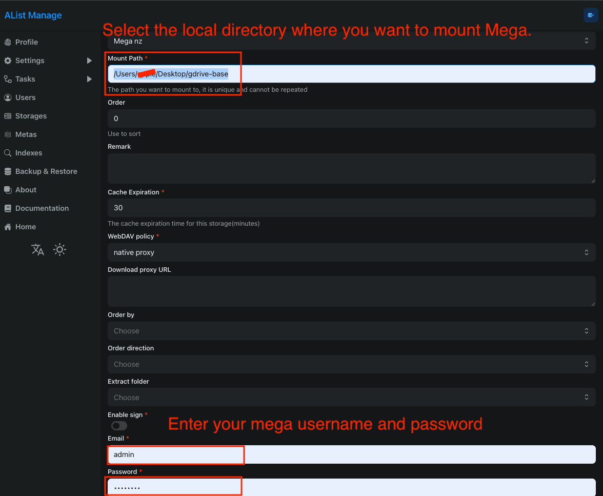 adding cloud storage in alist