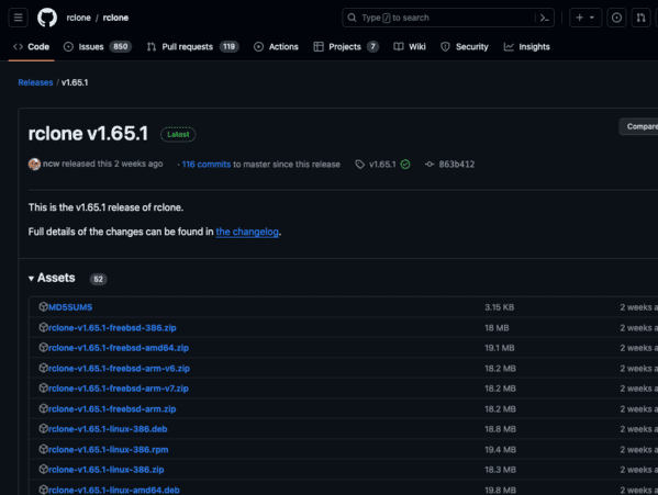 download reclone from github